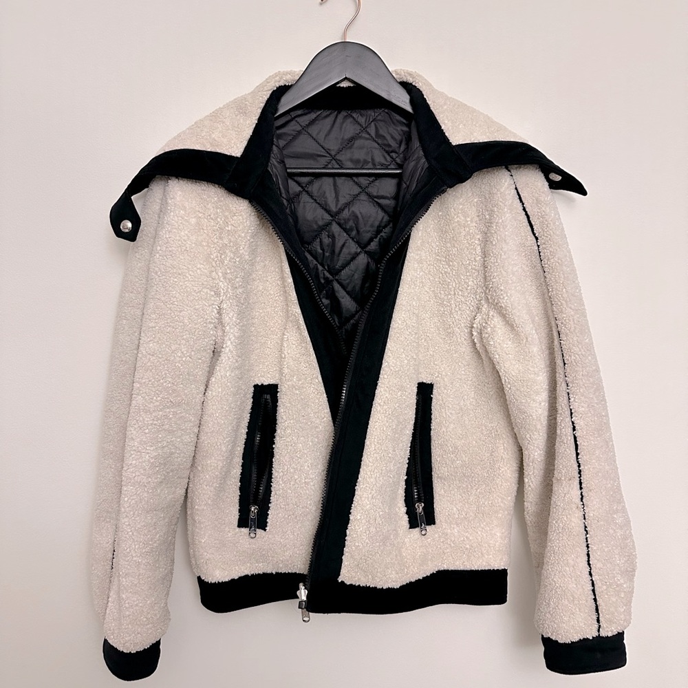 Sam Edelman reversible teddy jacket
